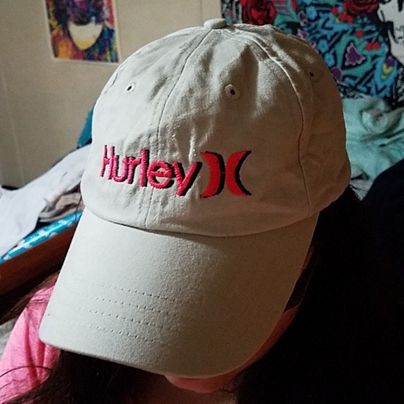 pink hurley hat